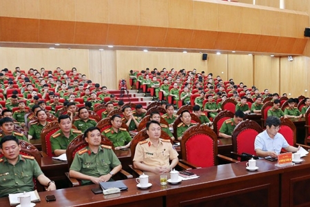 Công an Bắc Ninh tập huấn công tác đảm bảo an ninh an toàn kỳ thi tốt nghiệp THPT năm 2025