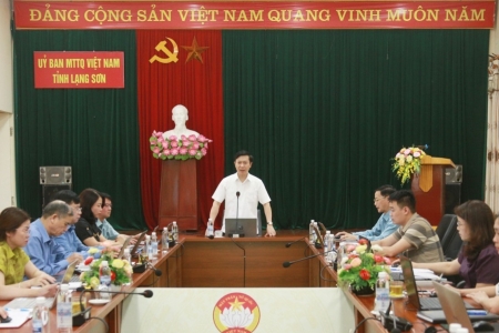 Lạng Sơn: Vận hành thử bộ máy Ban Thường trực Ủy ban MTTQ Việt Nam và các tổ chức chính trị - xã hội cấp tỉnh theo mô hình mới