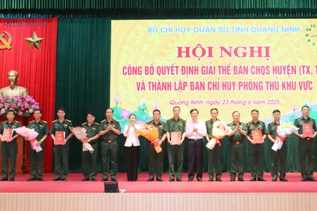 Quảng Ninh thành lập Ban Chỉ huy Phòng thủ khu vực