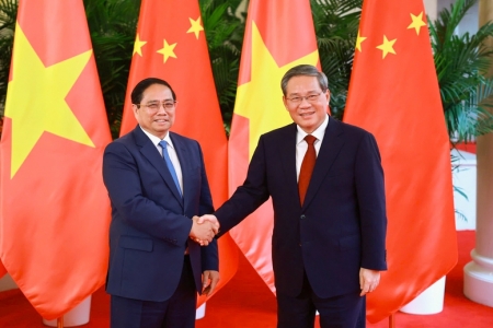 Thủ tướng Phạm Minh Chính hội đàm với Thủ tướng Quốc Vụ viện Trung Quốc Lý Cường