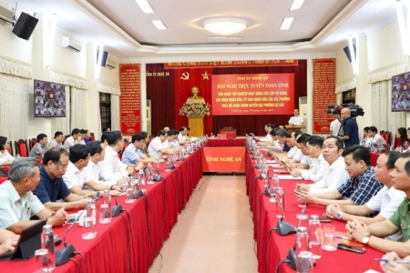 Nghệ An bố trí cán bộ chủ chốt làm Bí thư xã, phường sau sắp xếp đơn vị hành chính