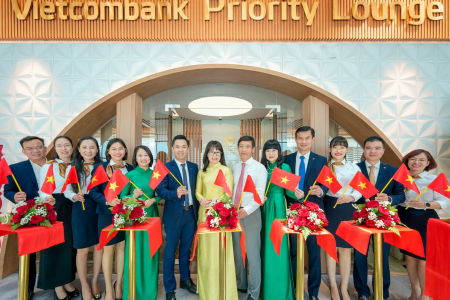 Chính thức khai trương Phòng chờ Vietcombank Priority tại Nhà ga T3 Sân bay quốc tế Tân Sơn Nhất