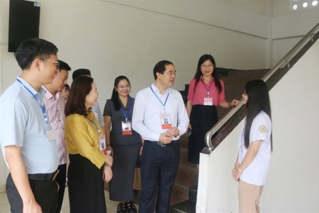 Lãnh đạo tỉnh Lào Cai kiểm tra công tác chuẩn bị kỳ thi THPT năm 2025