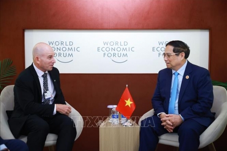 Thủ tướng Phạm Minh Chính làm việc với các tập đoàn và quỹ đầu tư phát triển công nghệ