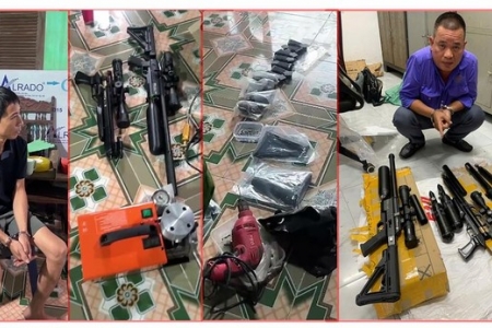 Bắc Giang: Phát hiện 2 đối tượng chế tạo và mua bán trái phép vũ khí quân dụng