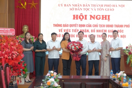 Hà Nội có tân Giám đốc Sở Dân tộc và Tôn giáo