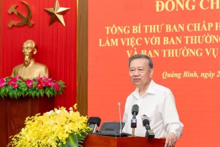 Tổng Bí thư: Sau khi hợp nhất Quảng Trị sẽ trở thành cực tăng trưởng mới tại Bắc Trung Bộ