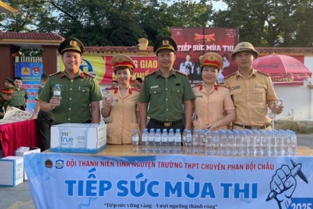Công an Nghệ An đồng hành, tiếp sức cho kỳ thi tốt nghiệp THPT năm 2025