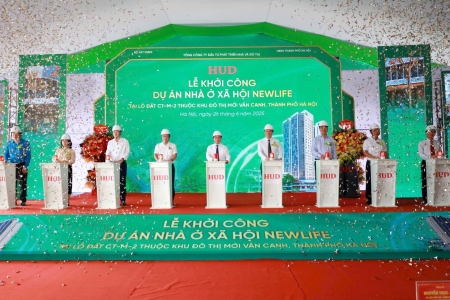 HUD khởi công xây dựng dự án nhà ở xã hội NewLife