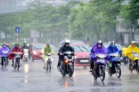 Thời tiết ngày 28/6/2025: Miền Bắc, Hà Nội trời âm u, mưa to cục bộ