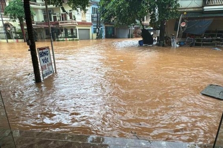 Quân đội chủ động ứng phó với mưa lớn ở Bắc Bộ