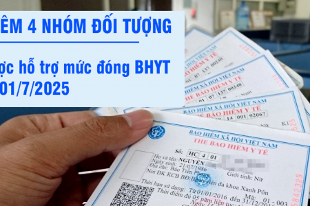 Từ ngày 1/7, mở rộng 4 nhóm người không mất tiền đóng BHYT