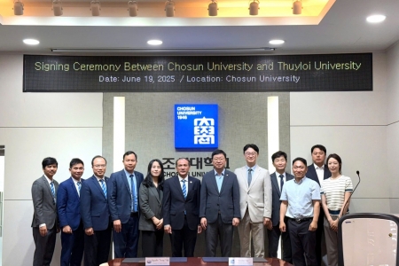 Trường Đại học Thủy lợi làm việc và ký kết hợp tác với Đại học Chosun