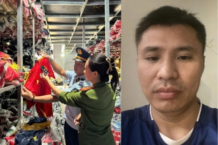 Khởi tố đối tượng buôn bán hơn 35.000 bộ quần áo thể thao giả nhãn hiệu lớn