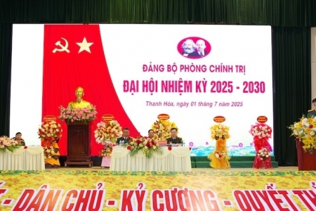 Đảng bộ Phòng Chính trị, Bộ CHQS tỉnh Thanh Hóa đại hội nhiệm kỳ 2025-2030