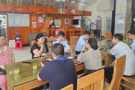Khách sạn tại Sầm Sơn bị xử phạt vì vi phạm an toàn thực phẩm