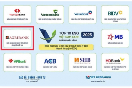 Agribank - Doanh nghiệp ESG Việt Nam xanh 2025