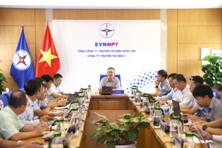 Phó Tổng Giám đốc EVNNPT Nguyễn Ngọc Tân kiểm tra công tác đầu tư xây dựng năm 2025 tại Công ty Truyền tải điện 3
