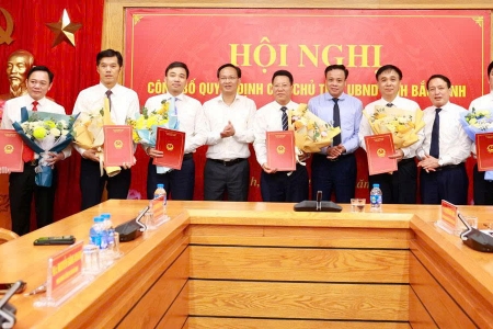 Công bố quyết định bổ nhiệm các Phó Trưởng ban Quản lý Các khu công nghiệp tỉnh Bắc Ninh
