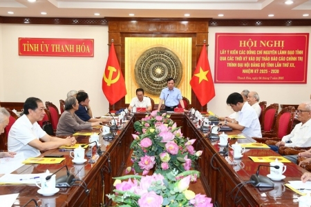 Thanh Hóa: Góp ý vào dự thảo Báo cáo chính trị trình Đại hội Đảng bộ tỉnh lần thứ XX, nhiệm kỳ 2025-2030