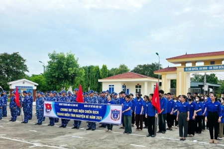 Tuổi trẻ Hải đội 102 đẩy mạnh hoạt động Chiến dịch Thanh niên tình nguyện Hè năm 2025