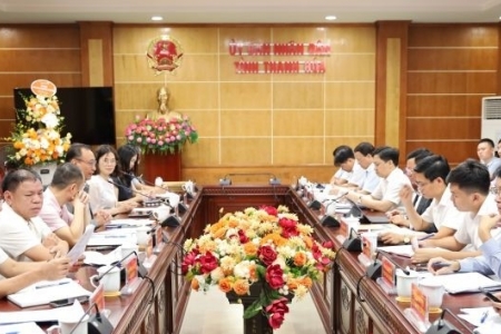 Đoàn công tác của Tổ chức World Vision International (WVI) Hoa Kỳ làm việc tại Thanh Hóa
