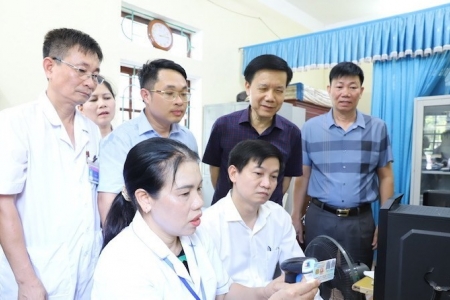 Đoàn công tác Sở Y tế Thanh Hóa kiểm tra, đánh giá tình hình hoạt động y tế cơ sở