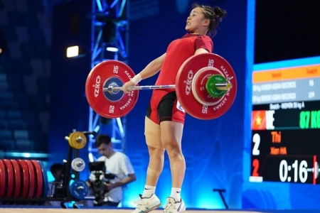 Nữ đô cử Lào Cai giành 3 huy chương tại giải Vô địch Cử tạ thiếu niên và trẻ Châu Á năm 2025