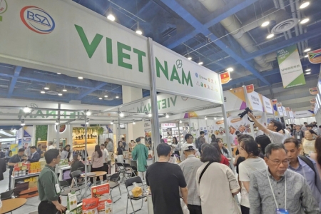 Nét xanh hàng Việt ghi dấu ấn xanh tại Hội chợ Nhập khẩu Hàn Quốc KIF 2025