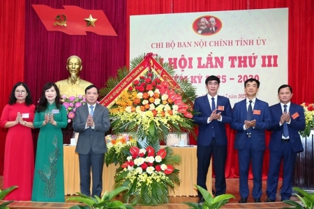Đại hội Chi bộ Ban Nội chính Tỉnh ủy Thanh Hóa lần thứ III, nhiệm kỳ 2025-2030