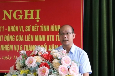 Liên minh HTX tỉnh Thanh Hóa tổ chức hội nghị sơ kết hoạt động 6 tháng đầu năm