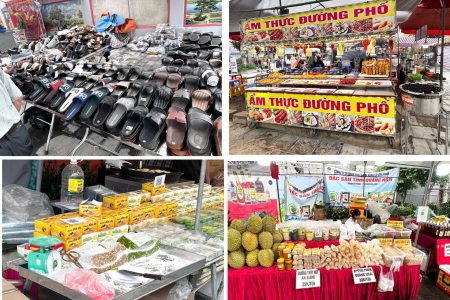 Hàng hóa không rõ nguồn gốc “len lỏi” vào Chợ quê thời Mạc