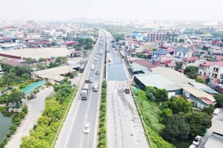 Thông xe cầu Đông Yên trên quốc lộ18, đoạn Nội Bài - Bắc Ninh