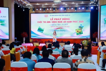 Nghệ An phát động cuộc thi ảnh, video “Nghệ An hạnh phúc” năm 2025