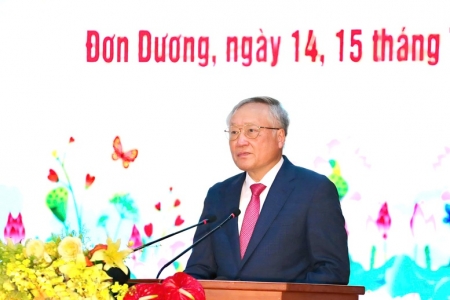 Phó Thủ tướng Thường trực Nguyễn Hòa Bình dự và chỉ đạo Đại hội điểm cấp xã của tỉnh Lâm Đồng