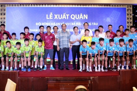 Khoác áo Bà Rịa – Vũng Tàu tham dự Giải bóng đá U9 và U11 toàn quốc