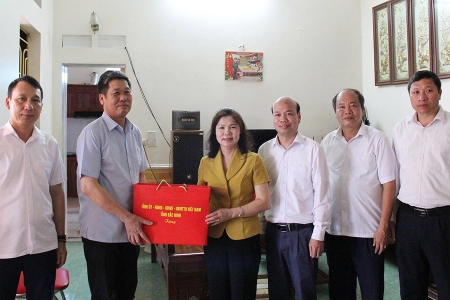 Lãnh đạo tỉnh Bắc Ninh thăm, tặng quà người có công