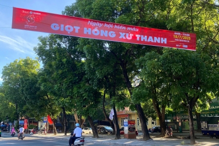 Tiếp nhận 1.300 đơn vị máu tại ngày hội “Giọt hồng Xứ Thanh"