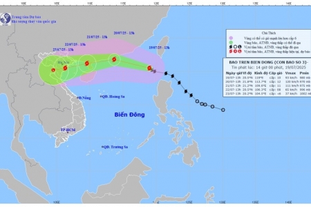 Bão Wipha mạnh cấp 9, Bắc Bộ đề phòng khẩn cấp với tàu thuyền trên biển