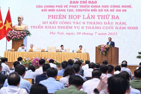 Thủ tướng chủ trì phiên họp Ban Chỉ đạo về khoa học công nghệ, đổi mới sáng tạo, chuyển đổi số