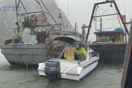 Tạm ngừng cấp phép tàu trên vùng biển Quảng Ninh
