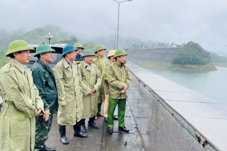 Thanh Hóa: Kiểm tra công tác ứng phó với bão tại Như Xuân,Thường Xuân và hồ thủy điện Cửa Đạt