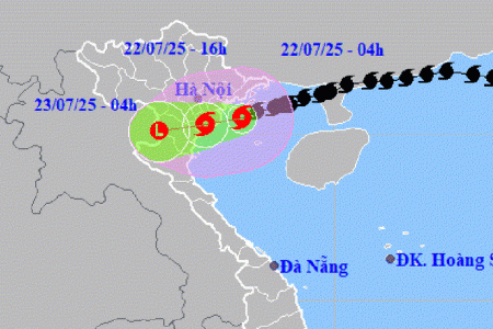 Bão số 3 giật cấp 13, mưa lớn trút xuống Bắc Bộ và Bắc Trung Bộ, cảnh báo ngập úng và sạt lở nghiêm trọng