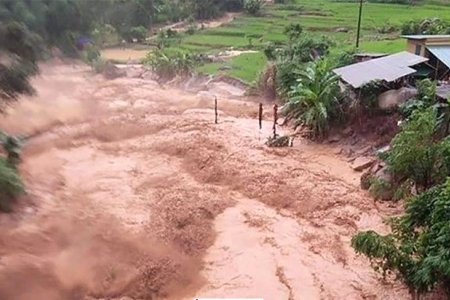 Cảnh báo lũ quét, sạt lở đất do mưa lũ trên khu vực tỉnh Phú Thọ
