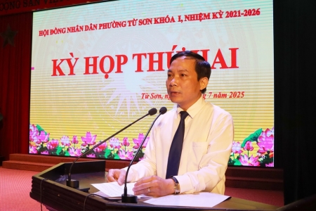 Bắc Ninh: Tổ chức Kỳ họp thứ Hai, Hội đồng nhân dân phường Từ Sơn khóa I