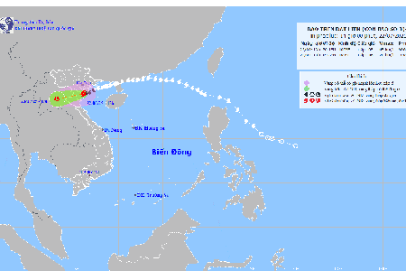 Bão số 3 suy yếu thành áp thấp nhiệt đới trong 24h tới