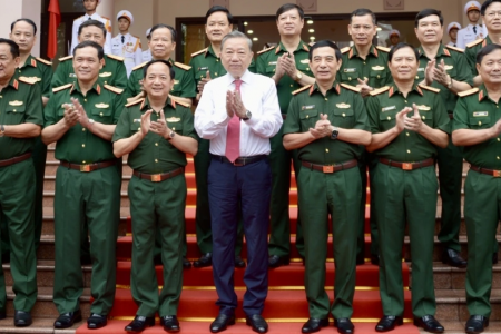 Tổng Bí thư Tô Lâm thăm, làm việc với Tổng cục Chính trị Quân đội nhân dân Việt Nam