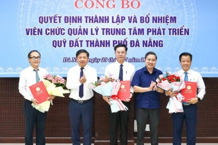 Đà Nẵng thành lập Trung tâm Phát triển Quỹ đất trực thuộc UBND thành phố