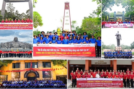 Tuổi trẻ Agribank viết tiếp truyền thống “Uống nước nhớ nguồn”