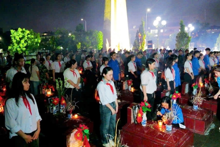 Bắc Ninh: Các đơn vị, địa phương tổ chức Lễ thắp nến tri ân Anh hùng liệt sĩ